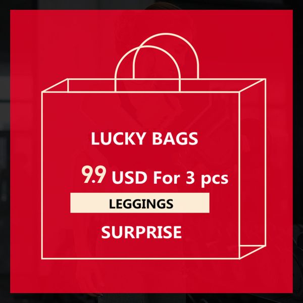 

qickitout leggings} big surprise women workout leggings 3 pcs fitness elastic leggings lucky bags year-end benefits s-xxxxl, Black
