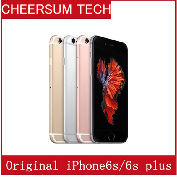

original apple iphone 6s плюс мобильный телефон без сенсорного id ios 9 dual core 2gb ram 16gb 64gb 128gb rom 12mp камеры восстановленных со