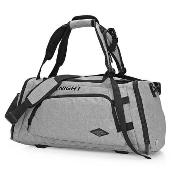 

knight fk0601 large multifunctional travel bag for business exercise two-way zip closures and multiple pockets design