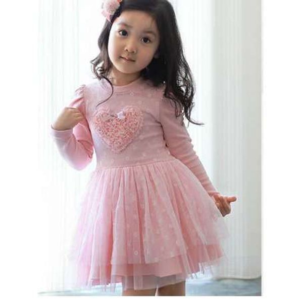 

lovely girls long sleeve dress kids wedding party princess dresses, Red;yellow