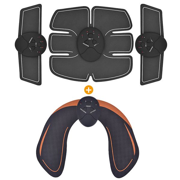 

smart ems hips trainer electric muscle stimulator wireless buttocks abdominal abs stimulator fitness body slimming massager