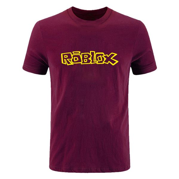 New Summer Roblox T Shirt Men New Printed Short Sleeve Cotton