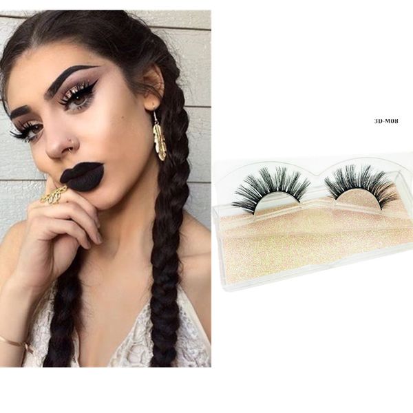

yaopoly 3d faux mink silk eyelashes customize boxes hand made 3d silk false eyelash private label makeup