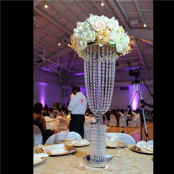 32 Tall Acrylic Crystal Garland Chandelier Wedding Centerpiece
