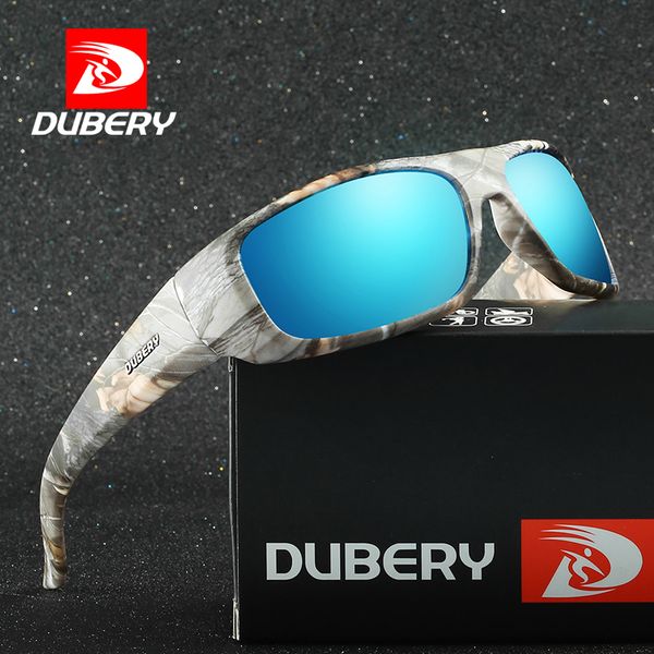 

dubery hd polarized sunglasses men's retro male goggle colorful sun glasses for men personality mirror shades cool oculos uv400, White;black