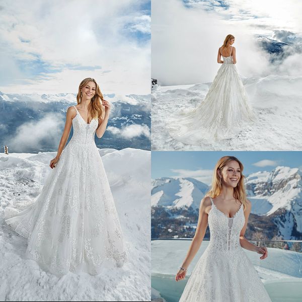 

eddy k a line country свадебные платья спагетти кружева аппликации поезд стреловидности zipper назад плюс размер свадебные платья платье сши, White