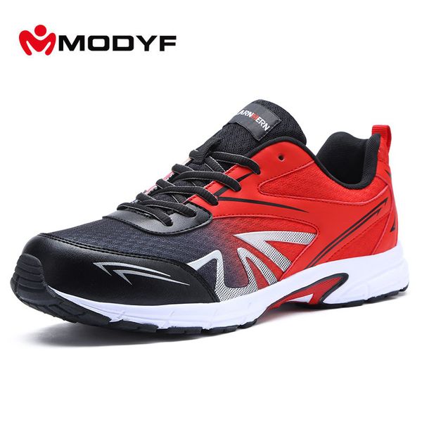 

2018 new modyf men safety work shoes steel toe boots breathable boots multifunction protection footwear lm180105, Black