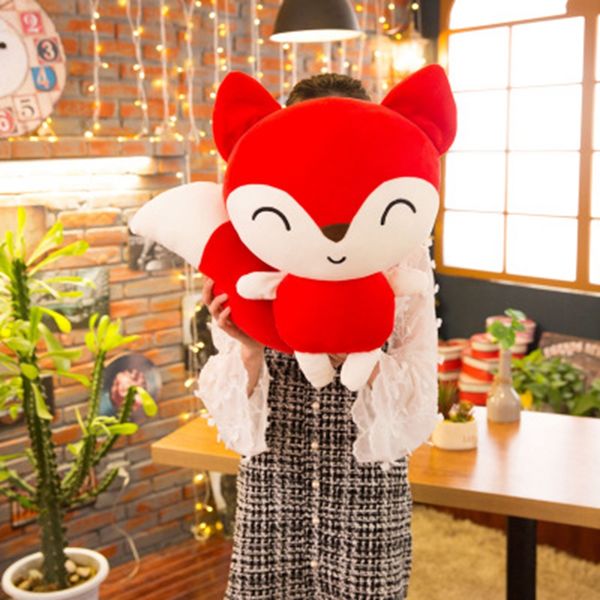 

Whole ale tuffed plu h orange fox doll birthday gift for chlidren 24 50cm 2018 new tyle toy cartoon fox plu h toy la055