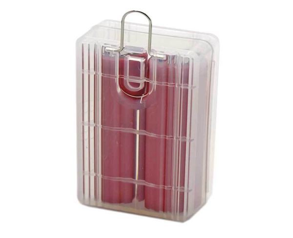 

200pcs/lot 2* 18650 battery storage box rcr123 16340 empty hard plastic case cover holder container bag organizer boxes