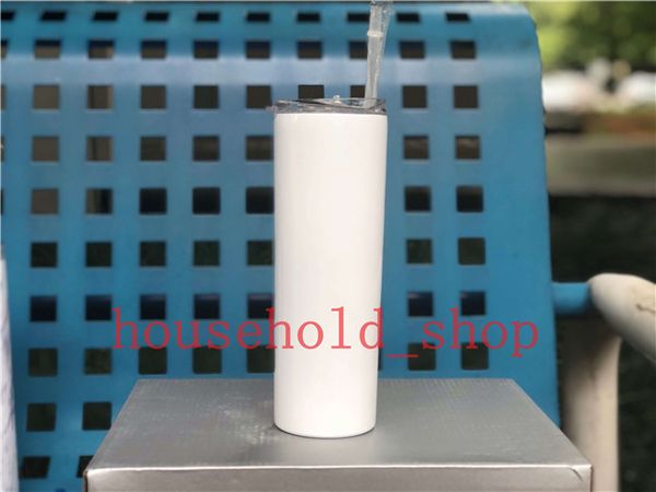 

20oz тощих стаканы из нержавеющей стали бутылки воды с соломой герметичных открытого стаканчиком портативного coffe кружка a02