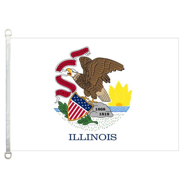 

illinois flag,90*150cm ,100% polyester, banner