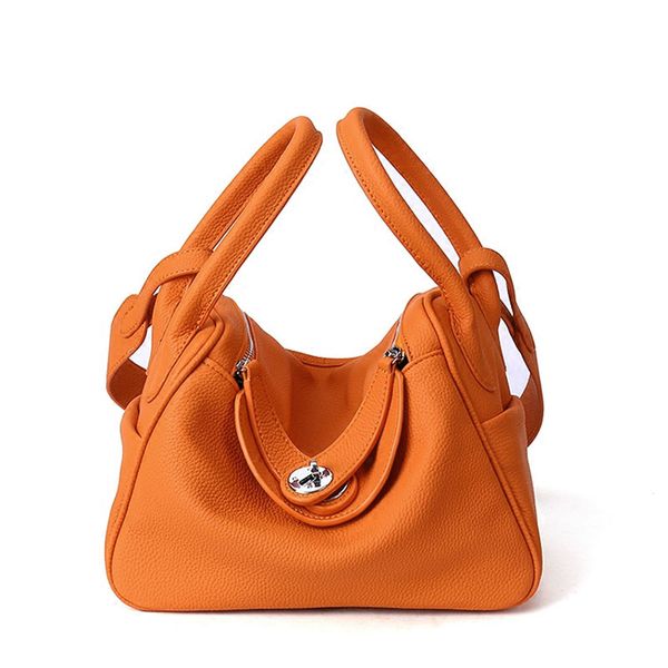 

2018 cow genuine leather famous designer women casual tote bags handbags hobo shoulder bag solid high capacity hobos bags purse d18101005
