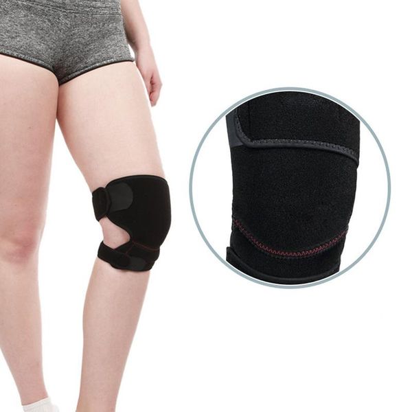 

2018 knee support professional protective sports knee pad breathable bandage brace basketball tennis cycling, Black;gray