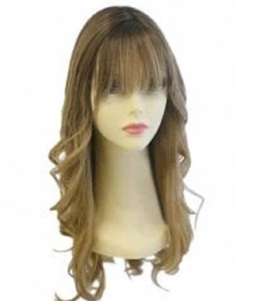 

just like real hair women's long curly blonde hair wigs, Black;brown
