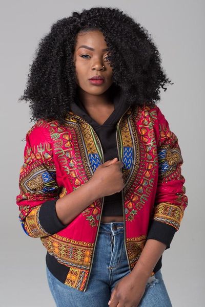 

darsjucbd 2018 indie folk womens jacket coat dashiki african printed bomber jacket autumn new, Black;brown