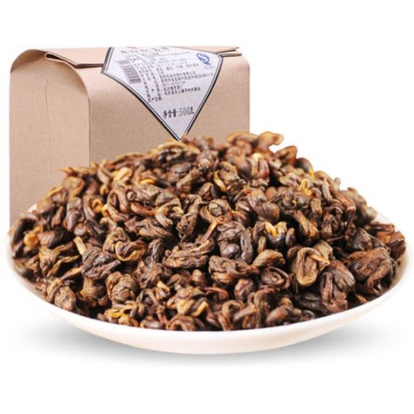 

500g ripe pu er tea yunnan fengqing dianhong pu er tea organic pu'er oldest tree cooked puer natural black puerh tea in bulk