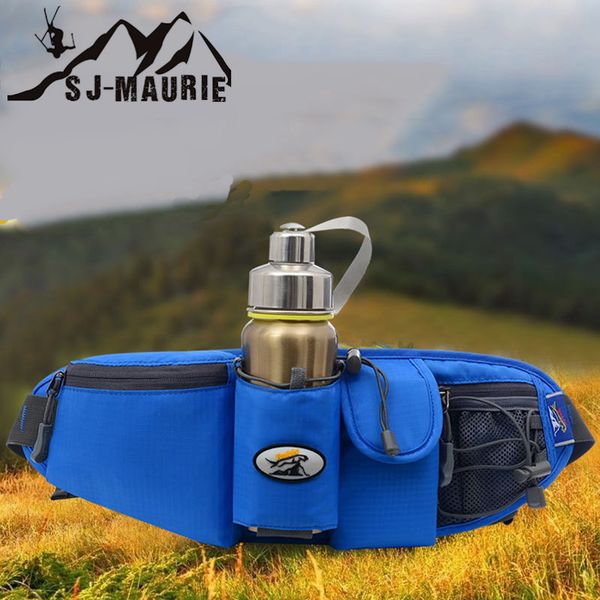 

sports waist bag men women pack outdoor water bottle holder running hiking bicycle cycling pannier road bike ride waist bags