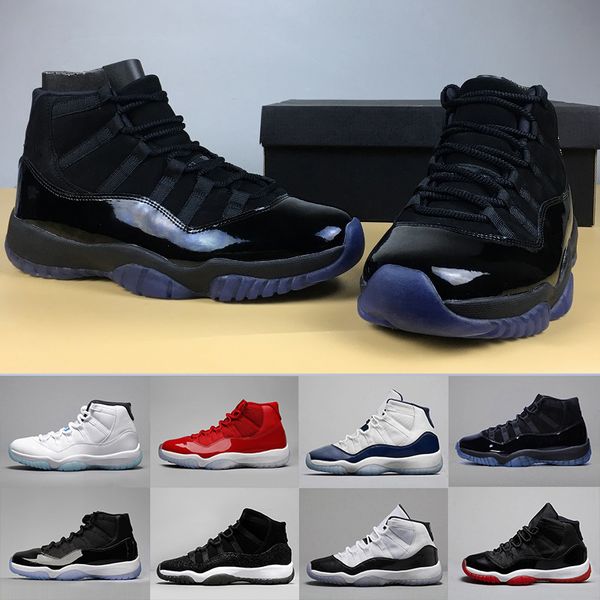 

11 men basketball shoes xi blackout women prom night gym red midnight navy prm heiress barons closing concord bred university blue