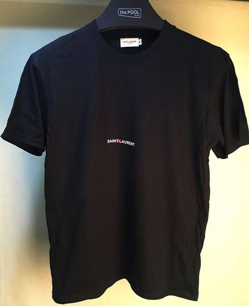 

2019 men t hirt imple letter printed aint t hirt pari lp hort leeve men lauren tag treet tyle top tee hirt