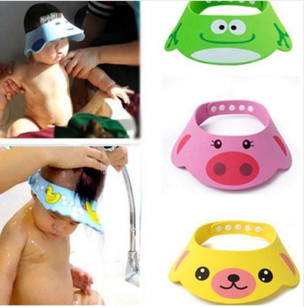 

регулируемая baby shower hat малыша дети шампунь для купания шапочка для душа мыть волосы щит прямые козырька крышки для ухода за ребенком
