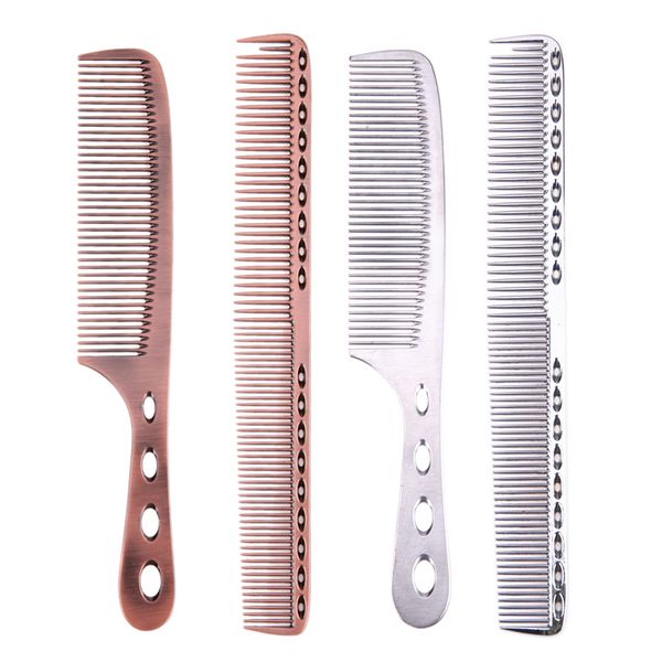 Stainless Steel Anti Static Hair Combs Pro Salon Hair Styling
