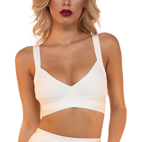 

crop white 2018 women's new fashion spaghetti strap short summer party crop bandage cropped