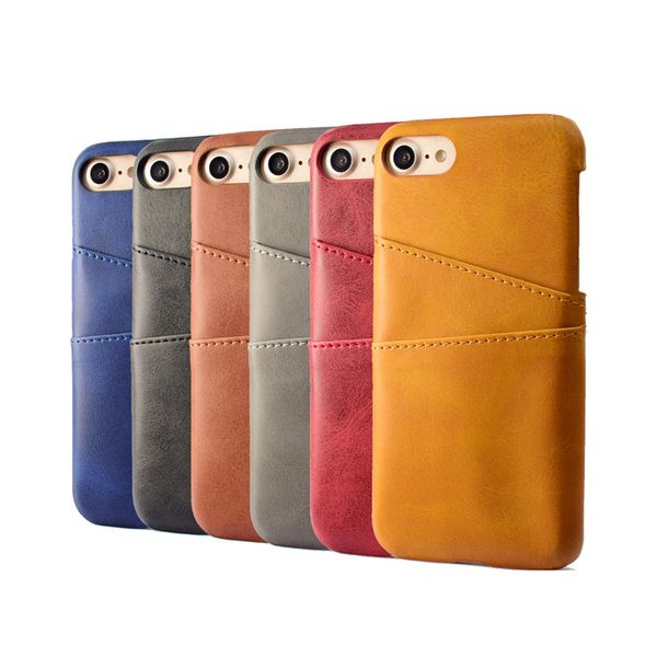

pu leather coque for iphone 7 case luxury back cover card holder mobile phone cases for iphone 8