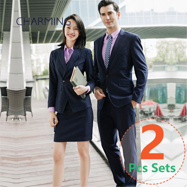 

men's fashion suits blue striped wool mens suits suitable for work clothes and men s wedding suits two piece suit for man (jacket + pan, Black;gray