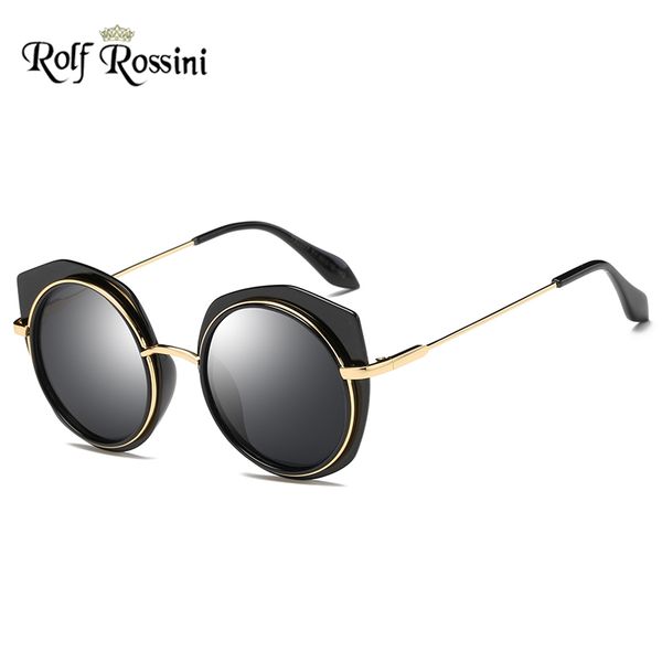 

rr round polaroid sunglasses women brand designer sun glasses for ladies female mirror colorful lens cat eye female sun glasses, White;black