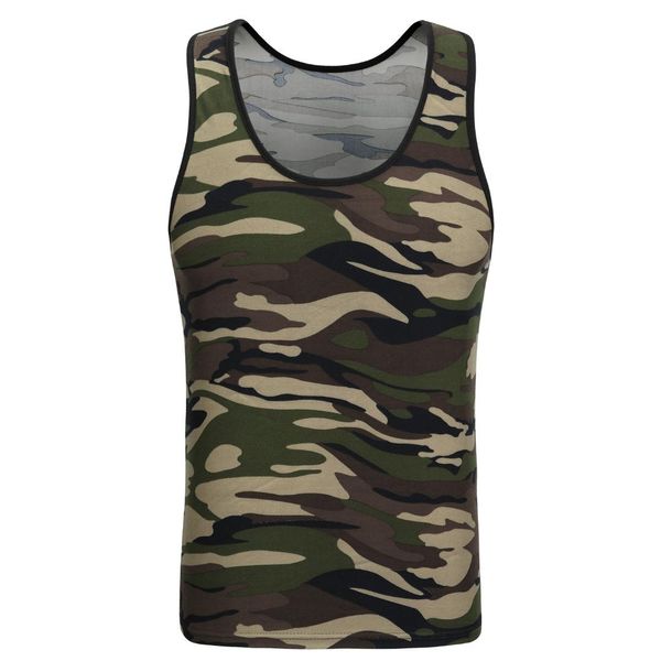 

2018 new classic basic green tank women knit girls camis casual vest sleeveless t shirt female camouflage vest, White