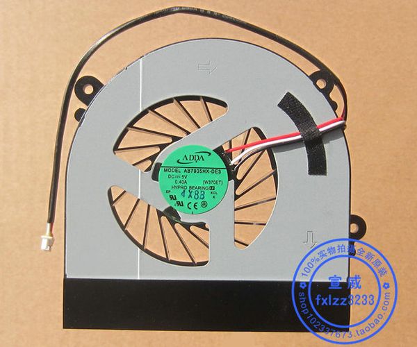 

новый оригинальный adda ab7905hx-de3 dc5v 0.40 a для ares k590s k650c k660e i7 d1 d2 d3 d4 d5 вентилятор охлаждения ноутбука
