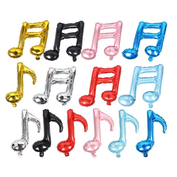 

music note foil balloons baby room party decoration wedding birthday supplies