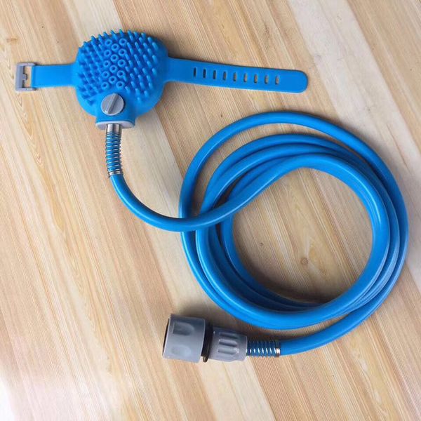 

dog bathing tools pet bath gloves rub back brush plastic spray water hose massage brush dog shower sprinkler gloves dhl ing