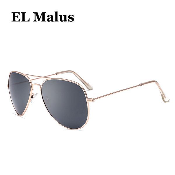 

el malus]retro metal frame pilot polarized sun glasses women mens aviation sunglasses blue gray lens mirror silver gold shades, White;black
