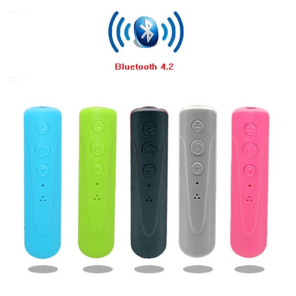 

2018 bluetooth 3.5 мм aux стерео аудио музыкальный приемник беспроводной громкой связи адаптер dhl бесплатная доставка