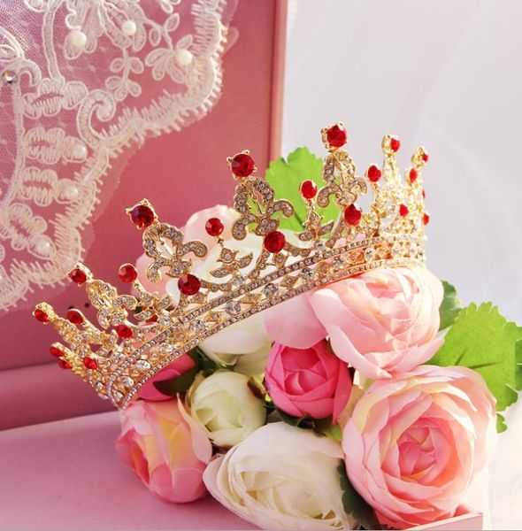 

новый золотой короны свадебный алмаз сплава свадебный корона свадебный головной убор, Silver