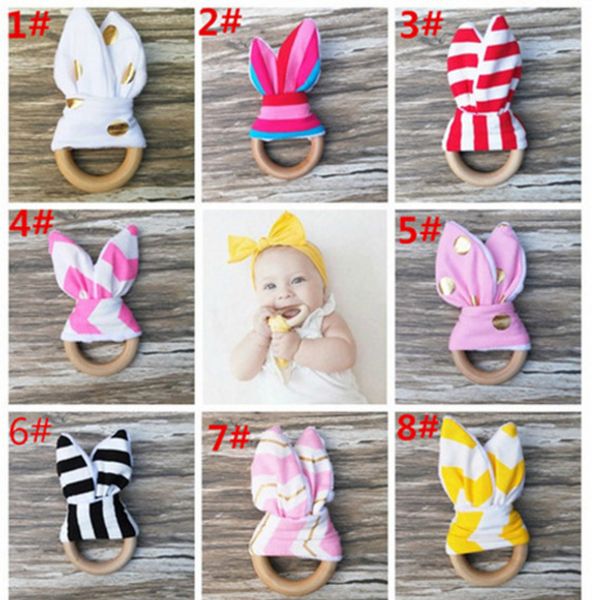 

baby teething ring safety environmental friendly baby teether teething ring wooden teething training child chews baby teeth stick lc825