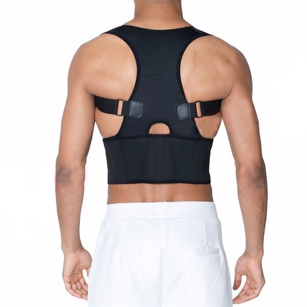 

back brace straightenout waistcoat adjustable arm belt black lumbar support