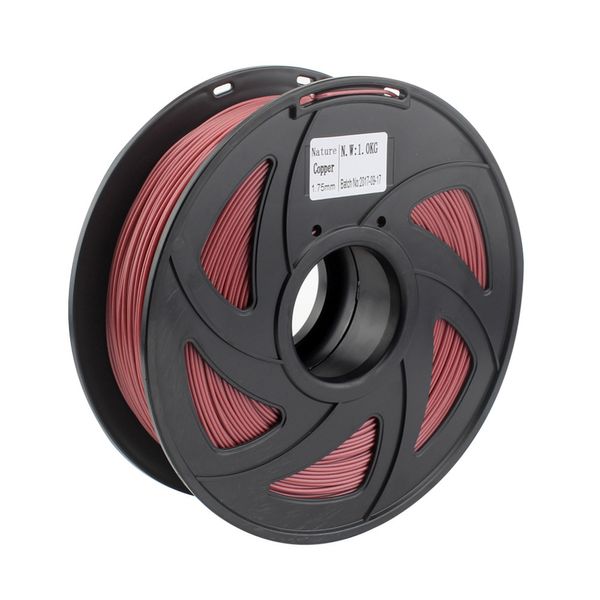 Freeshipping 3D Yazıcı Filament Metal Serisi Bakır Filament 1.75 1 kg Prusa i3 RagRap Premium Kalite Biriktirme