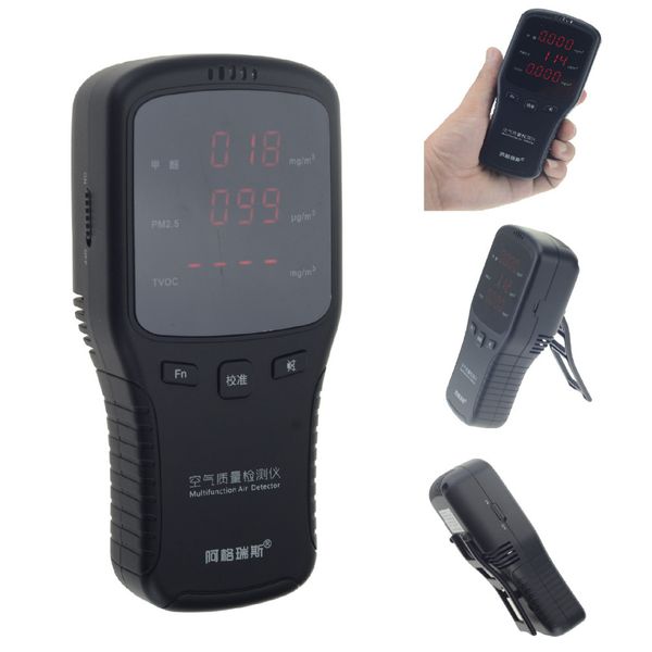 

wp6910 pm1.0 pm2.5 pm10 meter pm2.5 sensor tester hcho meter air detector with rechargeable lithium battery english manual