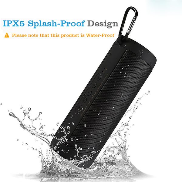 

original t2 bluetooth speaker waterproof portable outdoor wireless mini column box speaker support tf card fm stereo hi-fi boxes