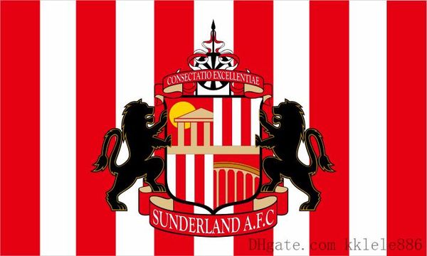

Sunderland AFC Flag 90 x 150 cm Polyester England Football Club Sports Banner