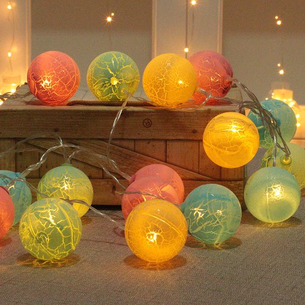 

holiday wedding decorating crack ball modeling lamp battery box string led small lantern
