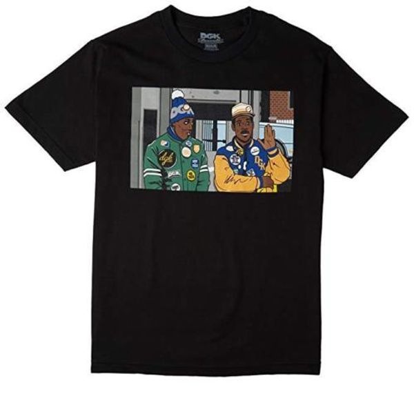 

DGK ROYAL HIGHNESS S / S TEE черный новый 2018 Летняя мода мужская с коротким рукавом хлопок печ