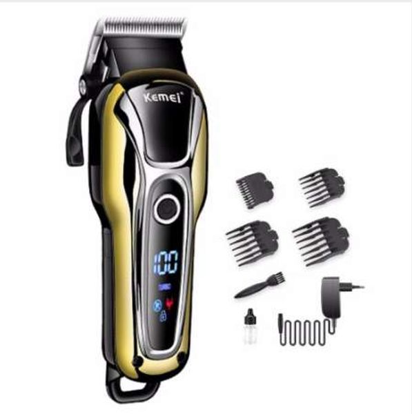 

professional rechargeable hair clipper electric hair trimmer for men cutter hair cutting machine haircut barber shop tool set