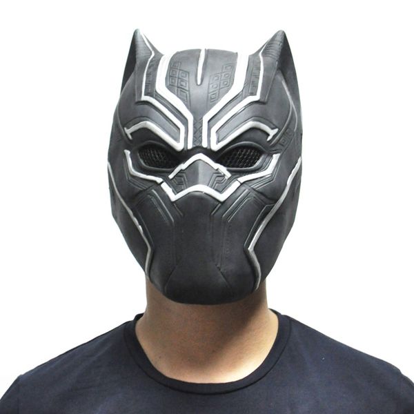 

grade latex movie theme black panther masks movie fantastic four cosplay men's latex party toy for halloween