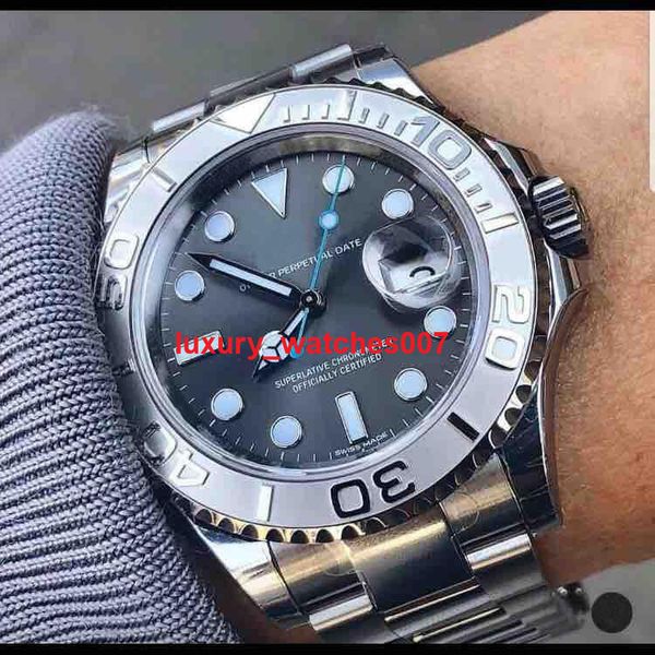 

2018 luxury brand mechanical watch man yacht aaa ma ter 40mm automatic movement wri t watch men tainle teel watch wri twatche