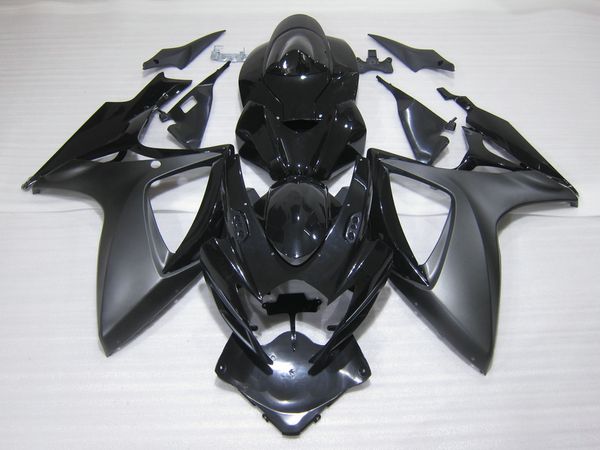 

injection molding fairings kit for suzuki gsxr 600/750 2006 2007 k6 gsx-r600 gsx-r750 06 07 grey black dark dog fairing parts xd56