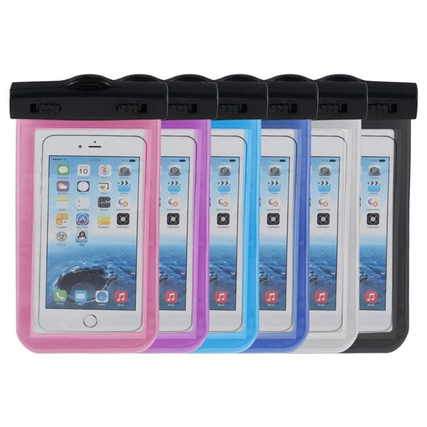 

for samsung c5 waterproof bag waterproof case bag pvc protective universal phone case bag swimming spring cellphone pouch