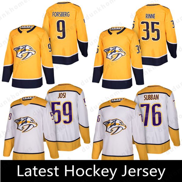 

Nashville Predators 35 Pekka Rinne 76 P.K. Subban 59 Roman Josi 55 Cody McLeod 15 Craig Smith 74 Juuse Saros Hockey Jerseys